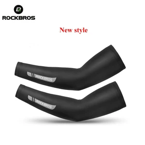 Rockbros Găng Cánh Tay Chống Nắng Chống Tia UV Bằng Vải Lụa Lạnh Thoải Mái An Toàn Khi Chơi Thể Thao