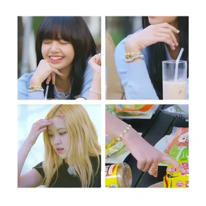 Vòng tay hạt cườm hoa cúc trắng - ROSÉ & LISA BLACKPINK cực xinh
