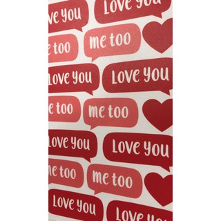 Sticker nổi chủ đề tình yêu trang trí khung ảnh, lovebox, scrapbook...
