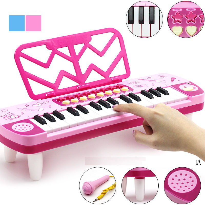 Đồ chơi Đàn Organ có mic có đèn nhạc cho bé