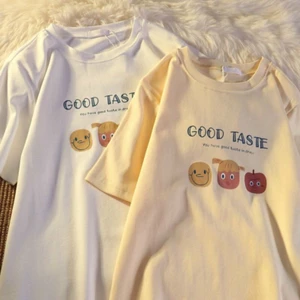 Áo thun unisex nam nữ form rộng tay lỡ - hoạt hình nhỏ