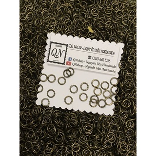 Khoen tròn nối vòng 4mm, nguyên liệu làm trang sức vòng tay Handmade