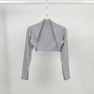 Áo thun Thể Thao tay dài kiểu khoác crop chất poly su cao cấp(mã KHOACPOLY06)