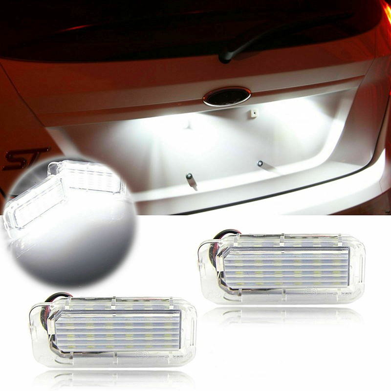 Set 2 Đèn LED 18-SMD Gắn Biển Số Xe Ô Tô Ford Explorer Escape Fusion DBVN
