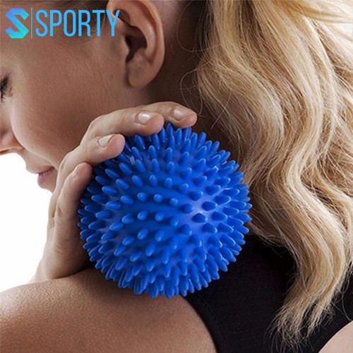 Dụng cụ thể dục, bóng massage YOGA 7,5-9cm có gai SPORTY giúp giảm đau, căng thẳng, cơ bắp co giãn