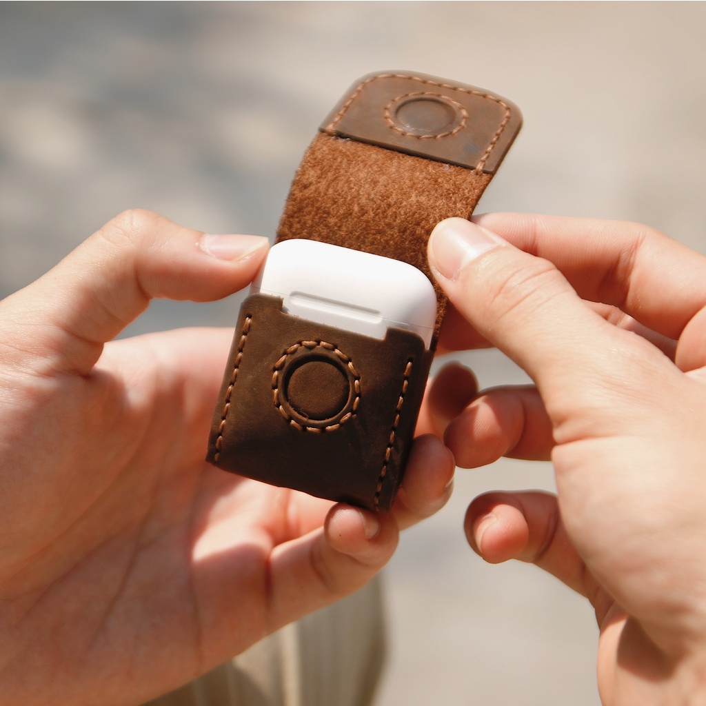 Bao Da Airpod NOME 1&2 Leather Case