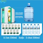 Tủ lạnh mini, tủ lạnh 2 chiều nóng và lạnh 10 lít SAST ST-10L đựng đồ uống, bảo quản mỹ phẩm - BH12T — ảnh 4