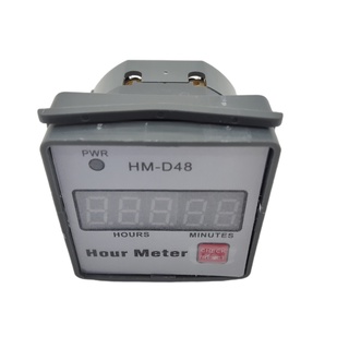 Đồng hồ đo thời gian ZUOO AC220V HM-D48 0 ‐ 99999h kỹ thuật số cho máy cắt cỏ, máy phát điện, động cơ, thiết bị