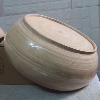 Chậu ngâm chân bằng tre cao cấp hàng xuất khẩu . Kích thước rộng 40cm sâu 15cm. Dung tích 10lit