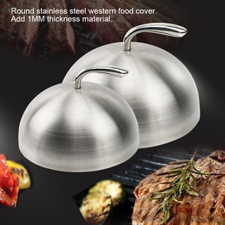 Nắp đậy thức ăn hình tròn chất liệu thép không gỉ chống dầu 20/ 24/ 26/ 28cm