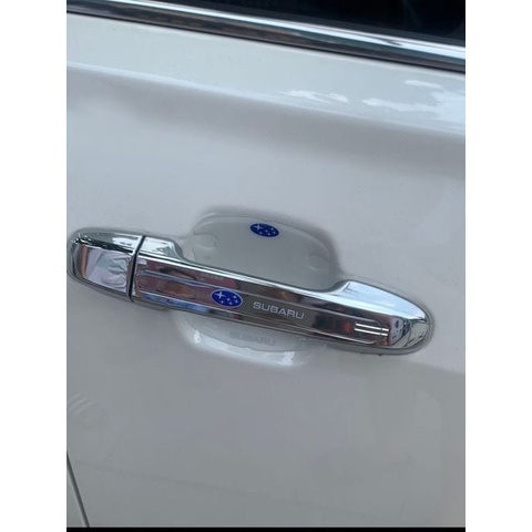 Bộ 10 miếng dán silicon tay, hõm, gương ô tô logo hãng xe TOYOTA Vios,Innova,Fortuner,Camry,Altis,Yaris,Prado,Hilux