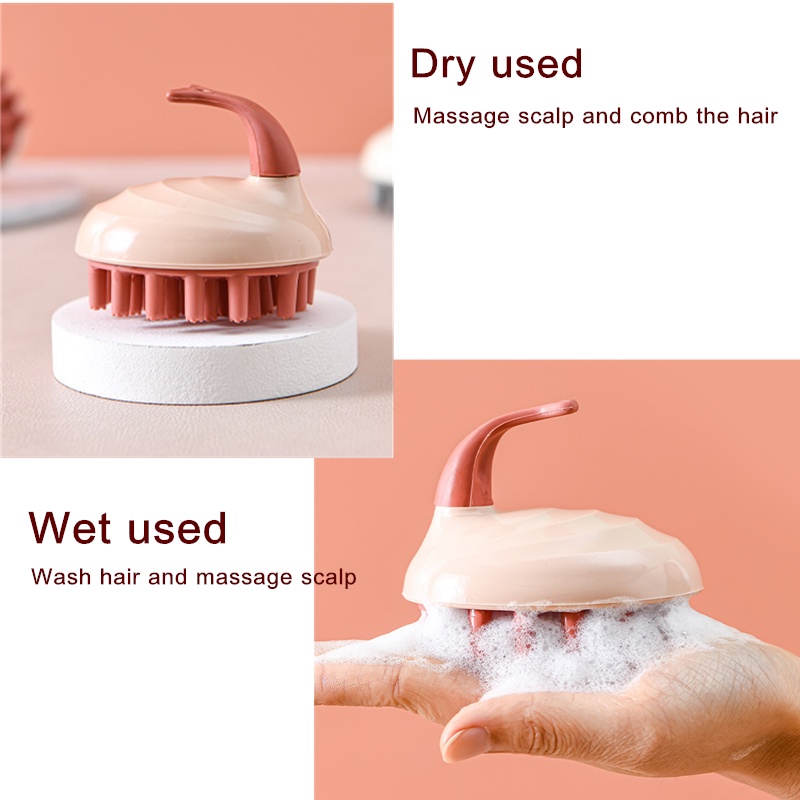 Lược Silicone SEVICH  Chải Tóc Mát Xa Da Đầu Tiện Dụng