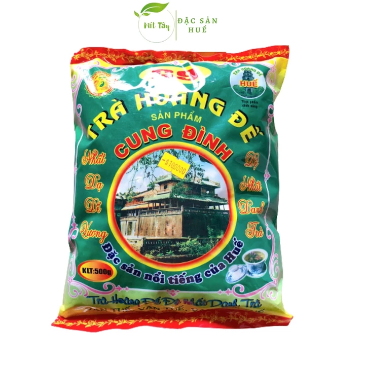 TRÀ HOÀNG ĐẾ 500 GRAM - CUNG ĐÌNH HUẾ Trà Thảo Mộc Thảo Dược Detox Giảm Cân Ngủ Ngon Tốt Danh Trà