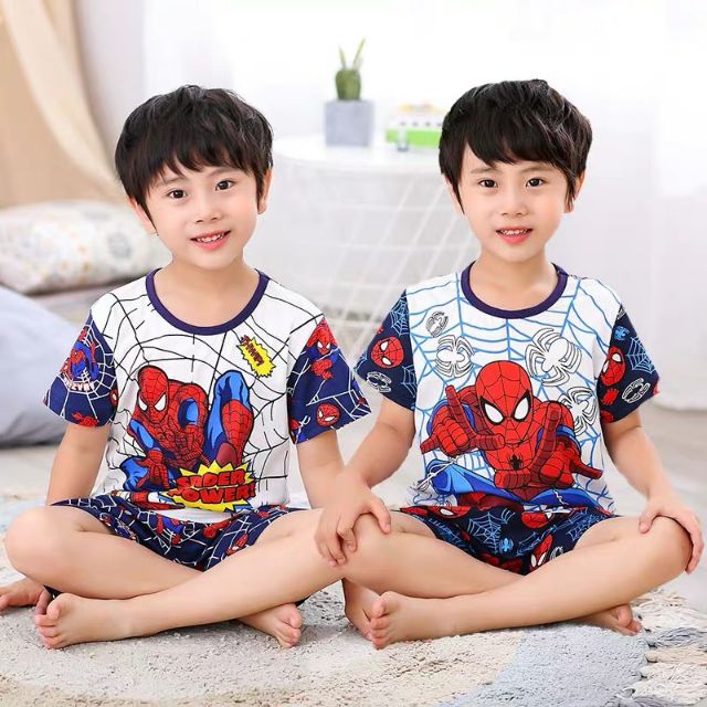 [Giá xả kho] Bộ quần áo chất cotton cho bé trai (chất siêu đẹp mát dịu ngày hè)