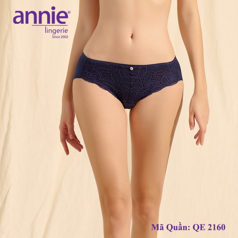 Quần Lót Ren Nữ annie QE2160 Thun Lạnh Thoáng Khí, Quần Chip Nữ Cao Cấp Ren Quyến Rũ Nhiều Màu