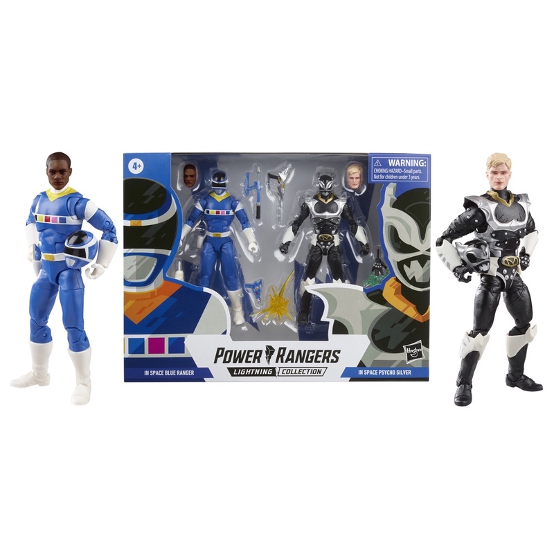 Mô hình Hasbro Power Rangers Lightning Collection In Space Blue Ranger vs  Psycho Silver 2-Pack