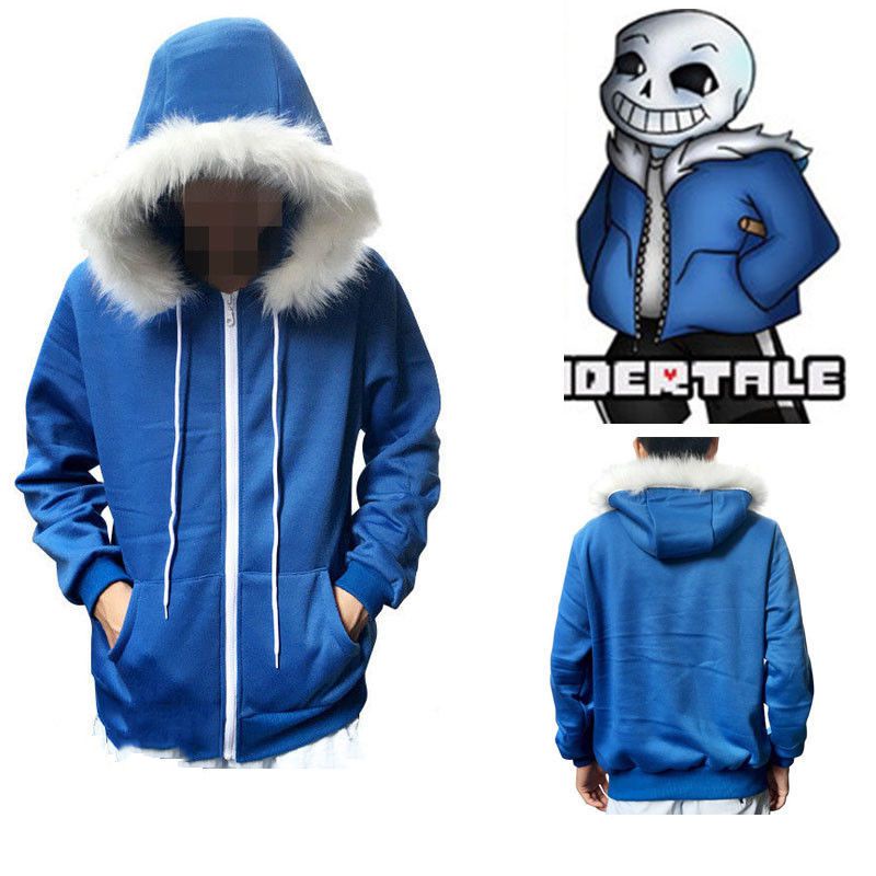 Áo khoác và găng tay cosplay Sans Undertale, thoải mái
