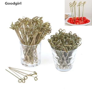 Set 100 xiên tre cắm trang trí đồ uống