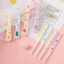 Set 2 Lược Acrylic Chống Tĩnh Điện Họa Tiết Hoạt Hình Phong Cách Hàn Quốc Cho Bé