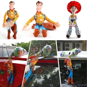 Búp Bê Gỗ Sherif Woody Và Buzz 3D Ngộ Nghĩnh Treo Trang Trí Xe Hơi 2019