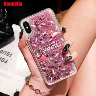 Ốp Lưng Kim TuyếN NướC HìNh Chim HồNg HạC Cho OPPO A91 A31 A9 A5 2020 A8 Reno 2F 2Z Realme XT X