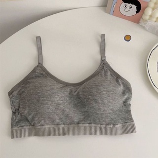 Áo bra nữ kèm mút mỏng nâng đỡ định hình ngực vải cotton thấm hút thoáng mát King Shop B-727