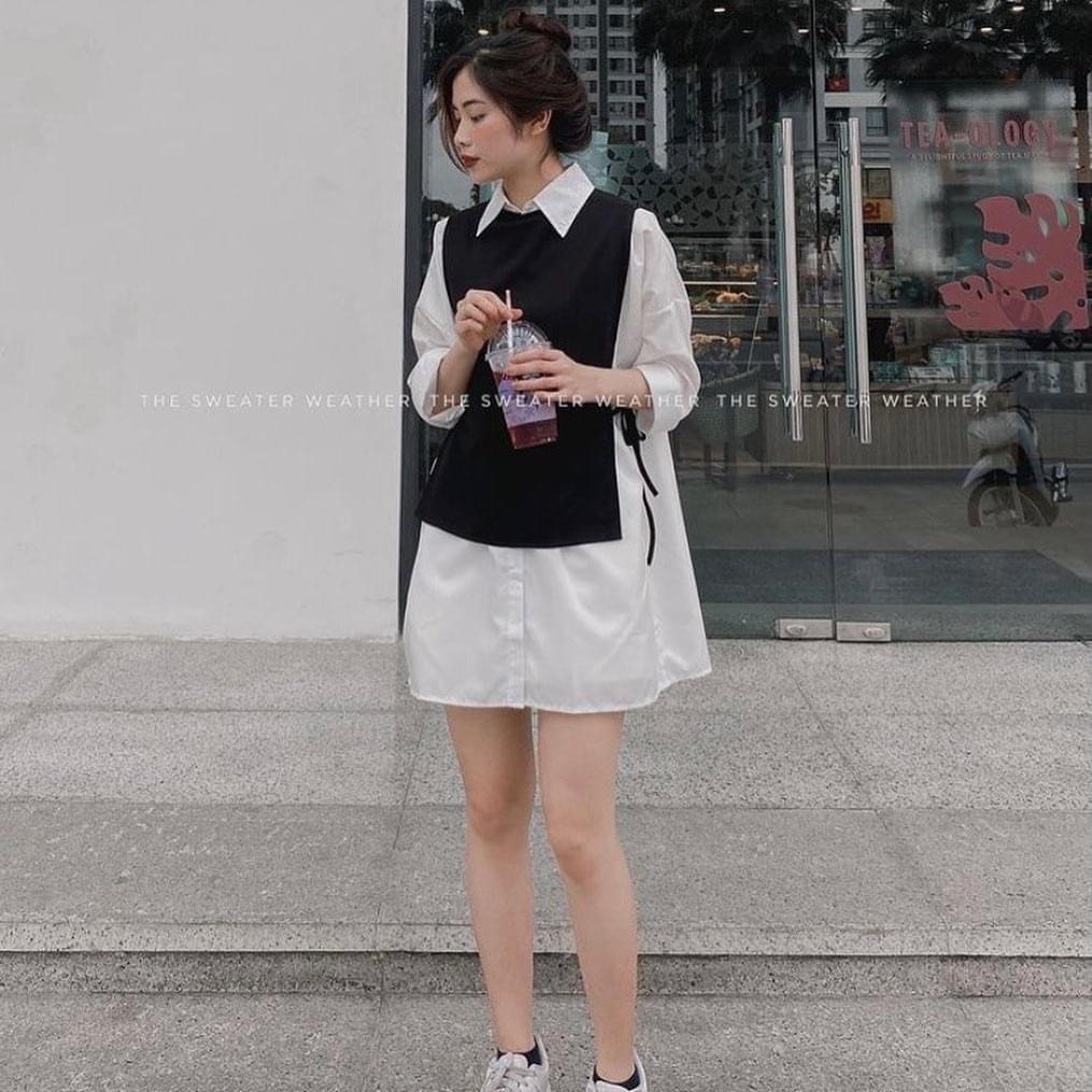 SET ÁO DÁNG DÀI KẾT HỢP GILLE XINH XẮN - HER SET