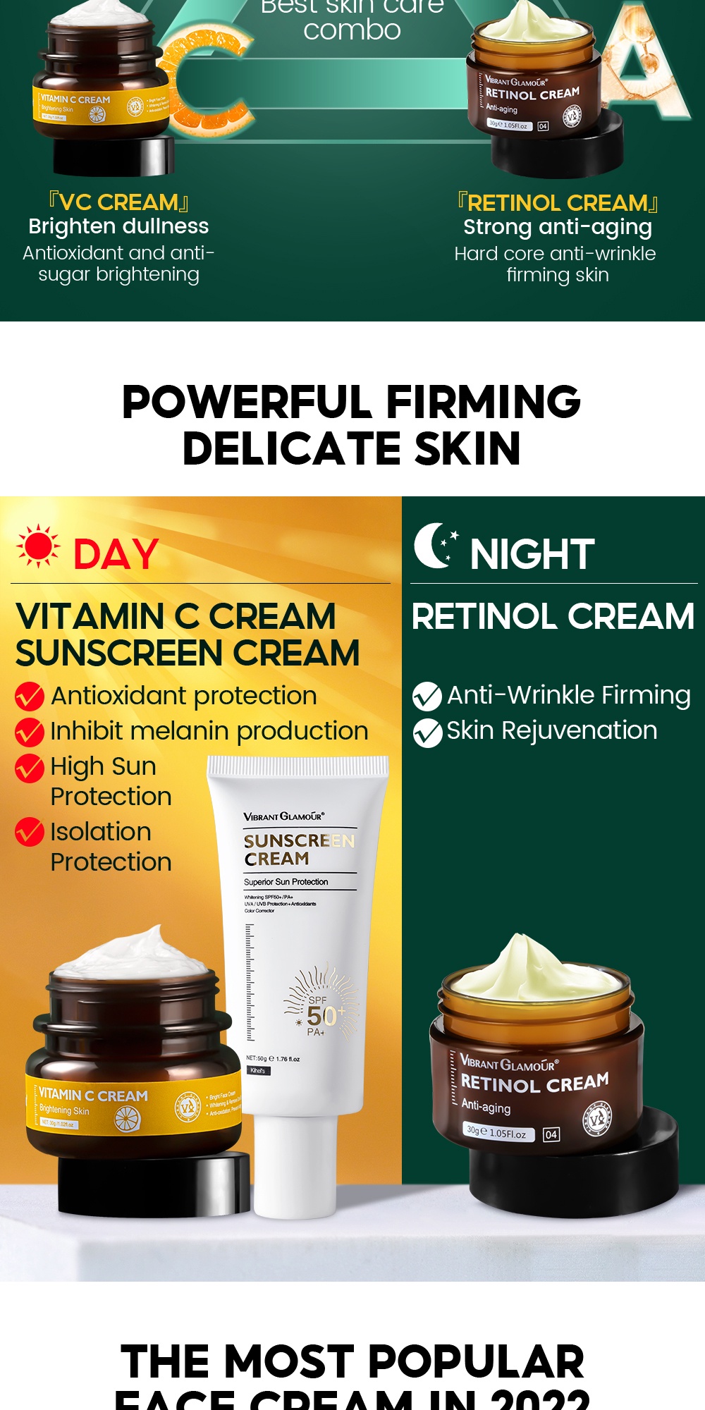 Kem Chống Nắng VIBRANT GLAMOUR SPF50+