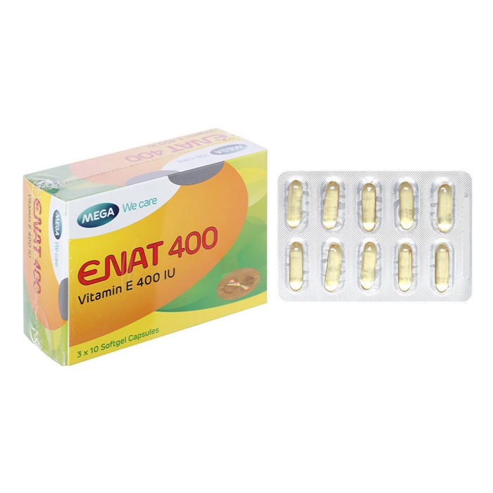 Vitamin E Mega Enat 400IU (3 vỉ x 10 viên) Shopee Việt Nam