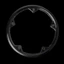 Nắp bảo vệ trục tay quây xe đạp bằng nhựa 5 lỗ tiện dụng