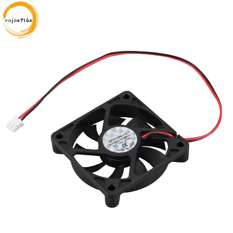 Ốp lưng PC để bàn DC 12V 0,16A 60mm 2 chân Quạt làm mát