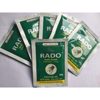 Combo 3 gói thuốc diệt ruồi RADO ruồi xanh 20g diệt ruồi hiệu quả tận gốc