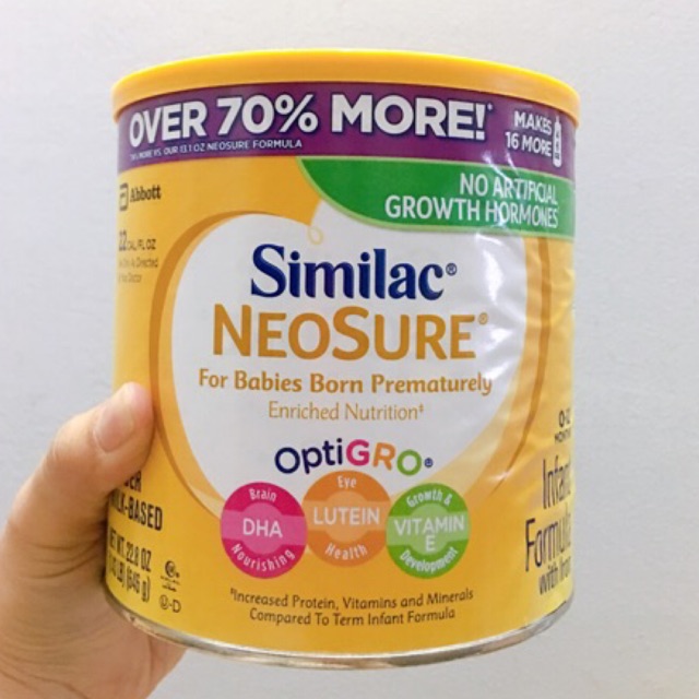 Sữa SIMILAC NEOSURE size khổng lồ 646g | Shopee Việt Nam