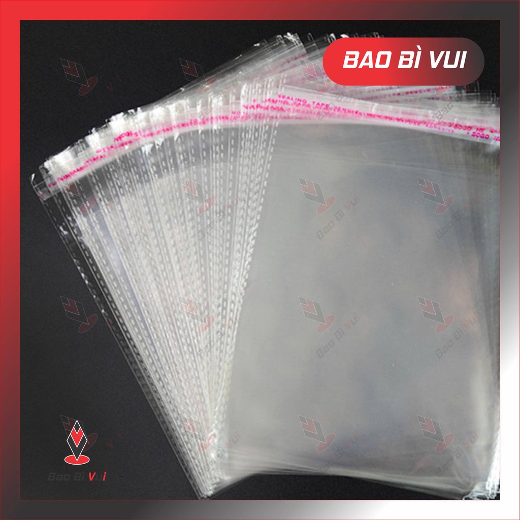 [1kg] Túi OPP băng keo dán miệng kích thước nhỏ