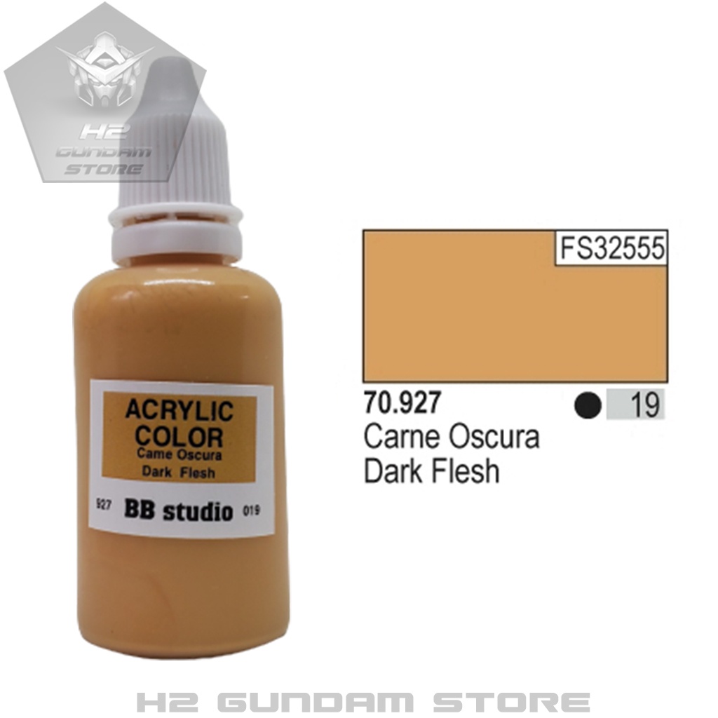 Sơn mô hình gốc Acrylic BB Studio mã 001 - 020 (Tone màu tương tự ...