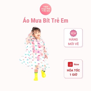 Áo Mưa Bít Trẻ Em Hình Chú Ngựa Dễ Thương