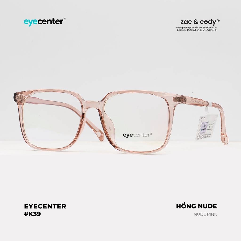 Mô tả Gọng kính cận nam nữ K39S chính hãng EYECENTER nhựa siêu nhẹ nhập khẩu by Eye Center Vietnam - 8