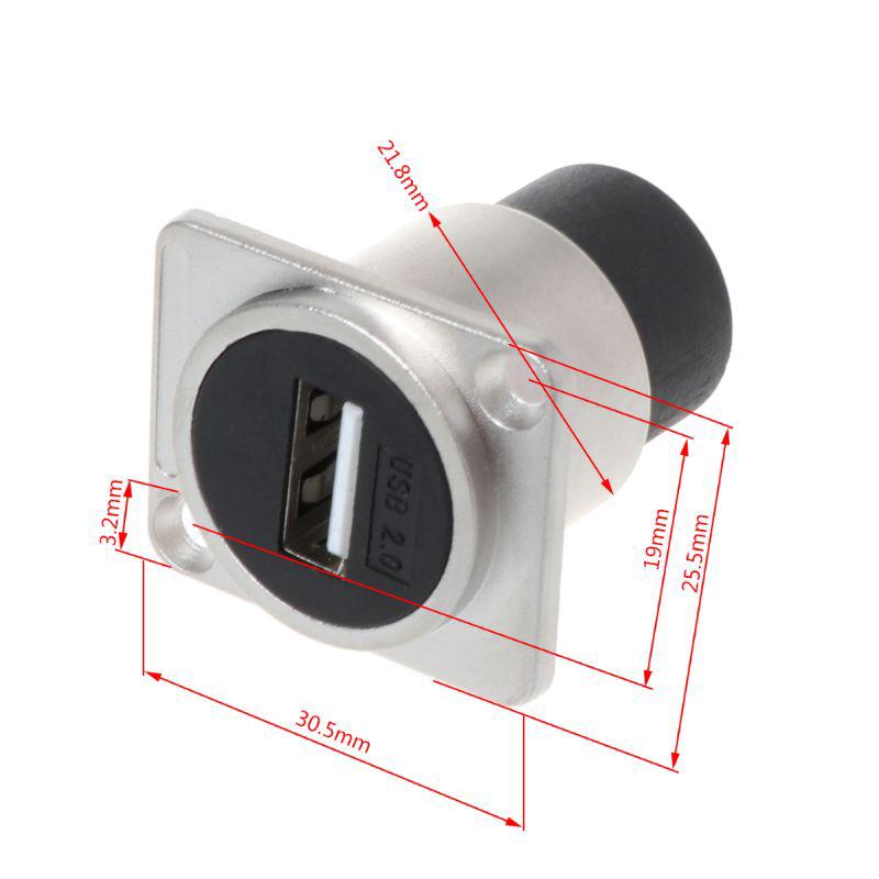 Cổng sạc USB 2.0 gắn ổ điện âm tường chất lượng cao