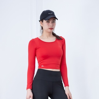 Áo thể thao Gladimax Croptop Dài Tay chất thun co giãn mặc tập gym, yoga , aerobic... (C12)