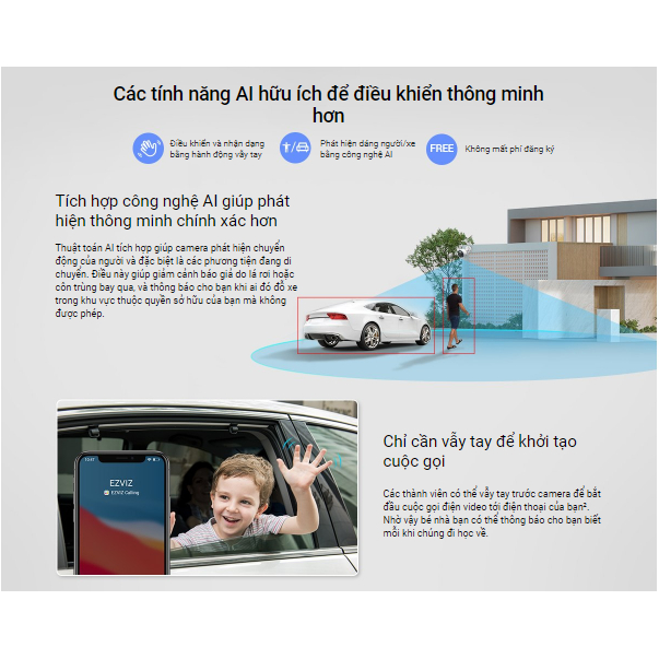 Ảnh Camera Wifi Ezviz H3 (nâng cấp C3TN) 3