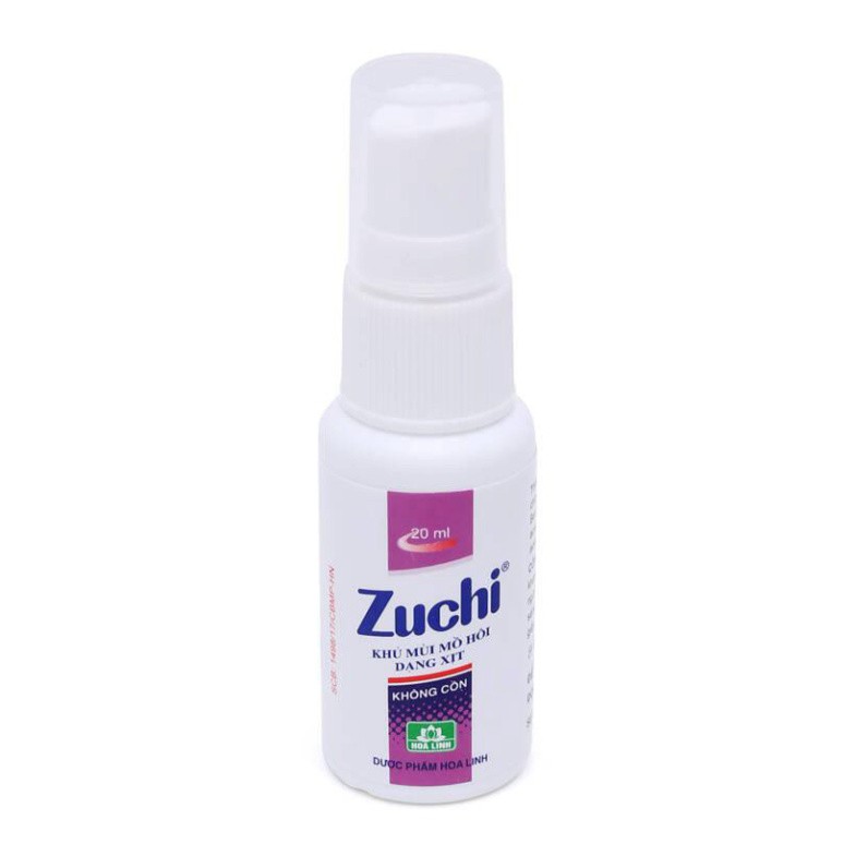 Ảnh Xịt khử mùi hôi nách Alcohol Free Zuchi (20ml) hương thơm nhẹ, không cồn, không kích ứng da - XZ2 01 3
