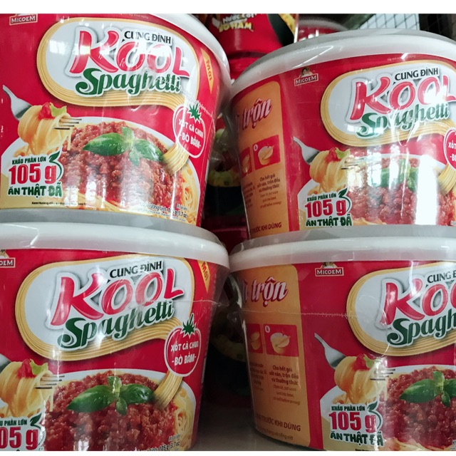 Mì xào tô Cung Đình Kool Spaghetti 105g | Shopee Việt Nam