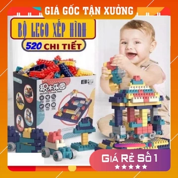 ĐỒ CHƠI LEGO 💕𝑭𝒓𝒆𝒆𝒔𝒉𝒊𝒑💕 BỘ LEGO GHÉP HÌNH 520 CHI TIẾT SIÊU TRÍ TUỆ CHO BÉ YÊU