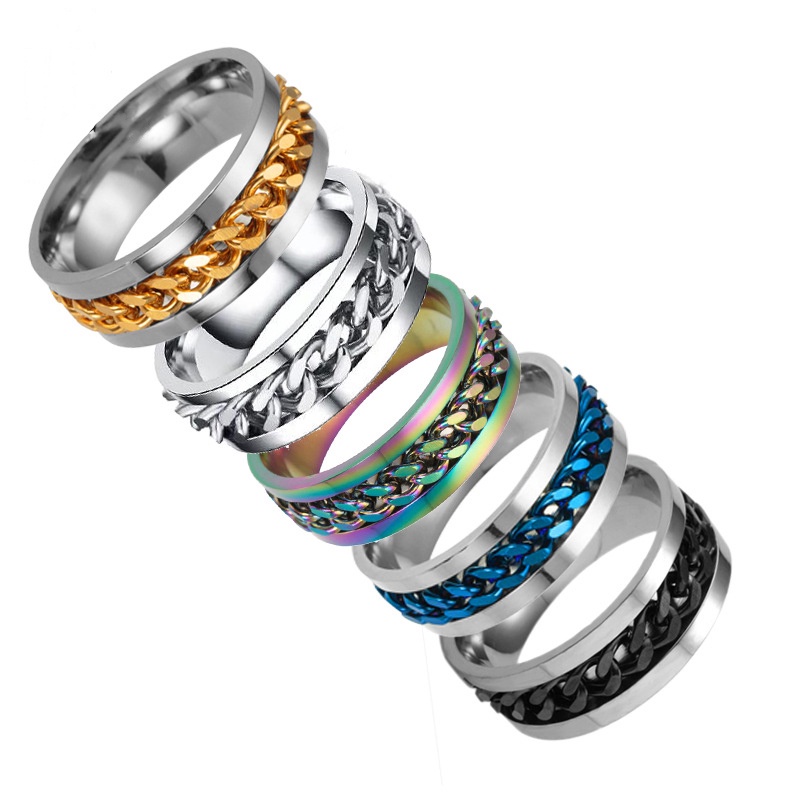 Men's Titanium Steel Ring by WibuTek