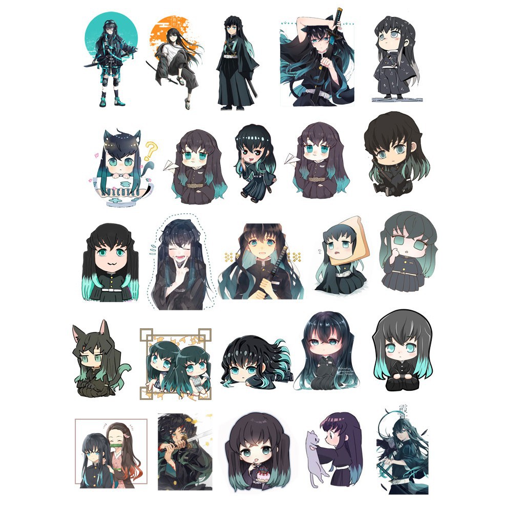 Sticker hình dán muichirou Kimetsu No Yaiba M0399 | Shopee Việt Nam