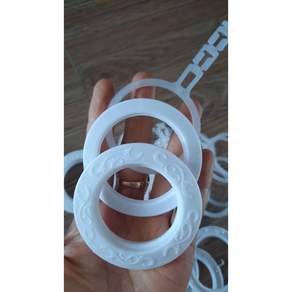 Khoen rèm nhựa trắng | Shopee Việt Nam