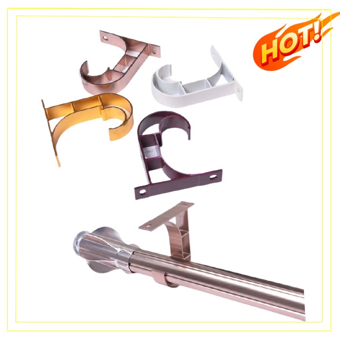 Móc treo rèm vải ngược trần (Trụ đỡ khung rèm lắp lên trần) | Shopee ...