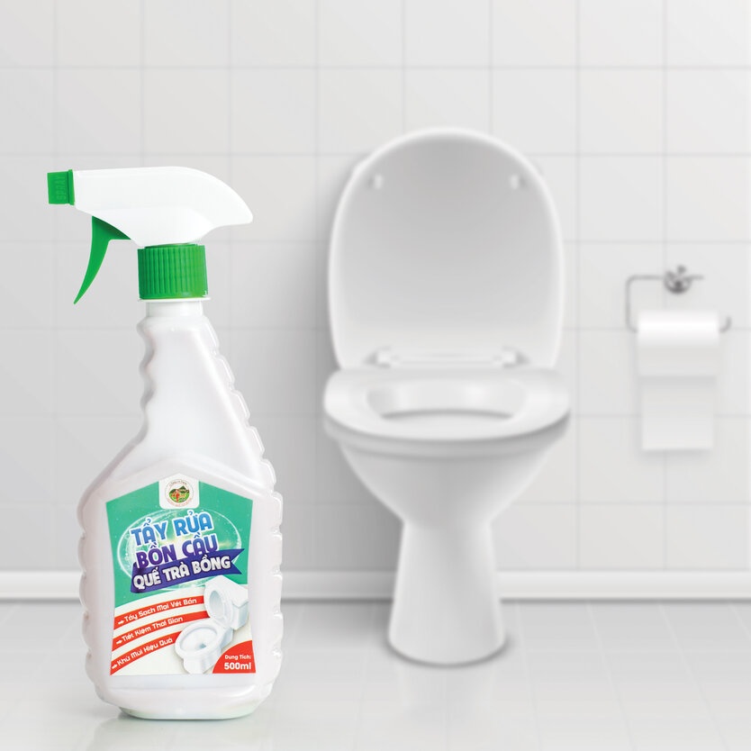 Ảnh Tẩy Bồn Cầu Quế Trà Bồng 500ml 2