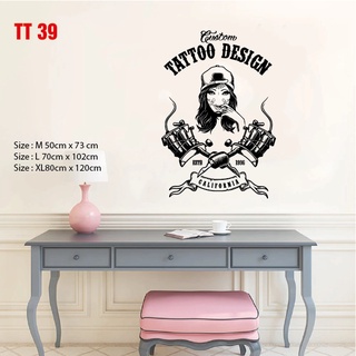 Decal dán làm đẹp Tattoo Thu hút khách hàng P3