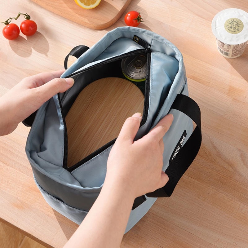 Túi Tote Đựng Hộp Cơm Trưa Cách Nhiệt Chống Thấm Nước Kích Thước Lớn Cho Nam Và Nữ